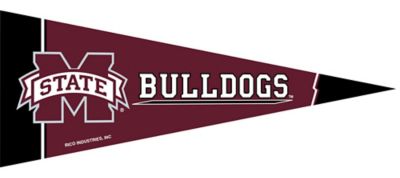 Mississippi State Bulldogs Baseball Logo Flag