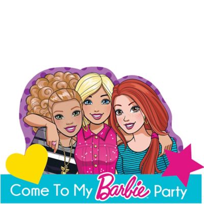 barbie party cartoon