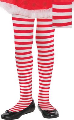 plus size candy cane leggings