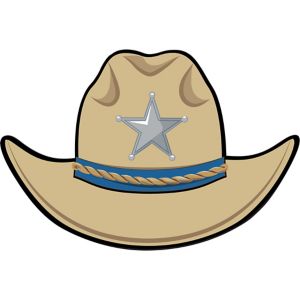 Yeehaw Western Cowboy Hat Cutout 10in x 6 3/4in - Party City