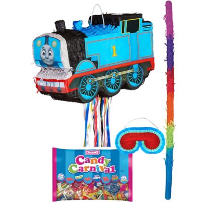 Pull String Thomas the Tank Engine Train Pinata 18in x 11in | Party City