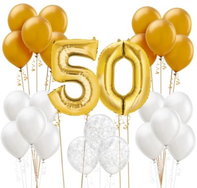 50th Anniversary Balloon Kit | Party City