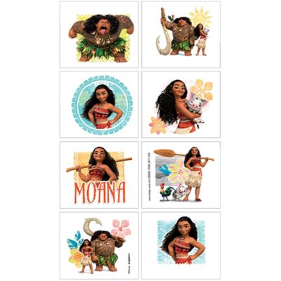 moana tattoos 1 sheet party city