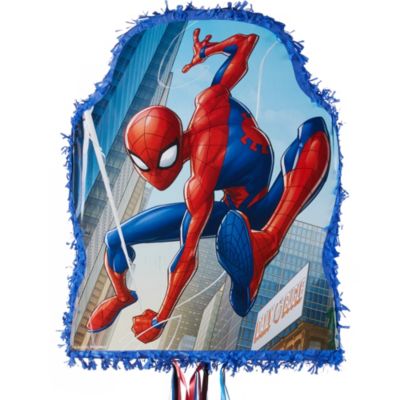 Spider Man Inspired Pinata -   Spiderman birthday party, Spiderman  birthday party decorations, Spiderman birthday