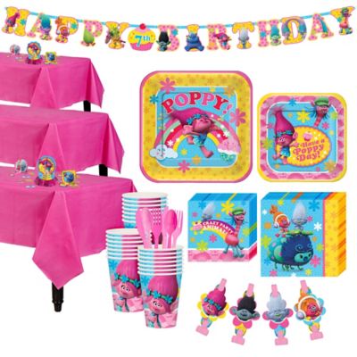  Trolls  Tableware Party  Kit for 24 Guests Trolls  Party  