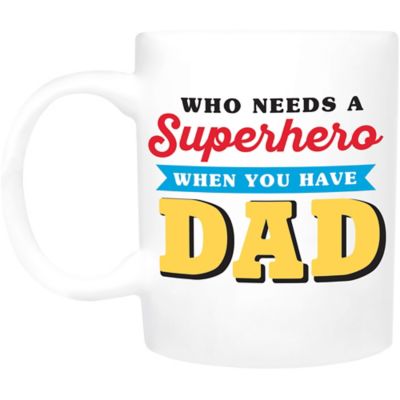 superhero dad mug