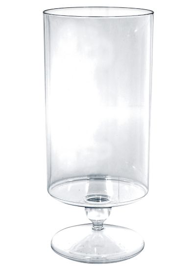 clear tall container with lid