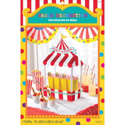 Carnival Table Decoration 12in X 20 1 2in Party City