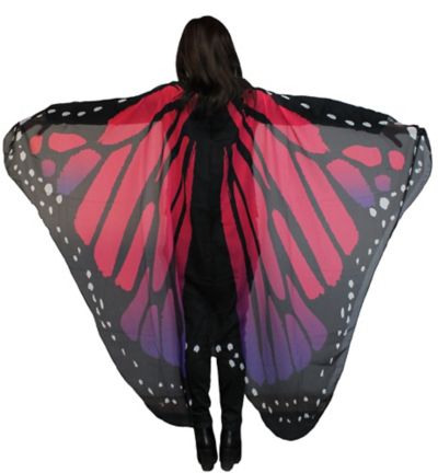 Purple Red Monarch Butterfly Wings 67in X 55in Party City