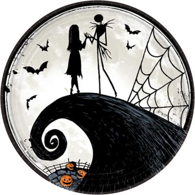 Download The Nightmare Before Christmas Lunch Plates 8ct Party City