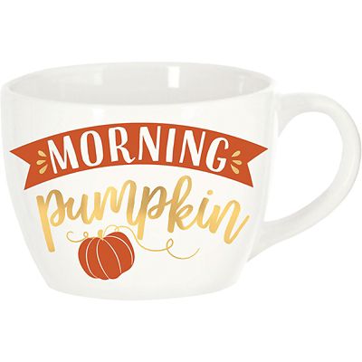 Morning Pumpkin Coffee Mug 5in x 3 1/2in | Party City