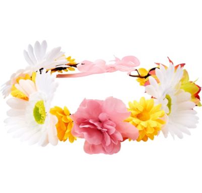 yellow flower headpiece