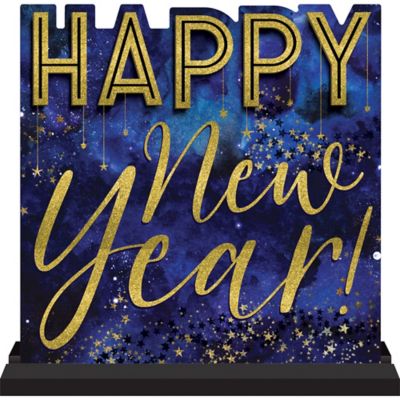 Midnight New Year&#039;s Eve Table Sign 11in x 11in | Party City