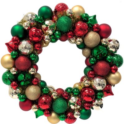 Christmas Ornament Wreath 19in Party City