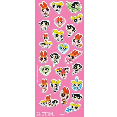 the powerpuff girls puffy stickers 1 sheet party city