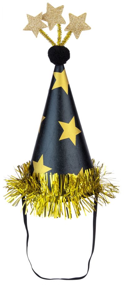 Gold Stars Party Hat 7in x 12 1/2in | Party City