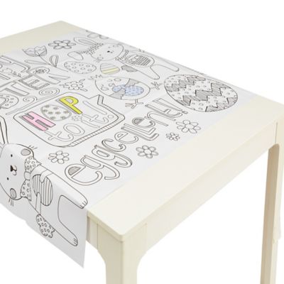 Coloring Easter Paper Table Cover 36in x 48in