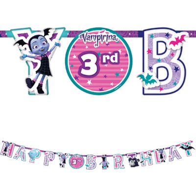  Vampirina  Birthday  Banner Kit 10 1 2ft x 10in Party  City 