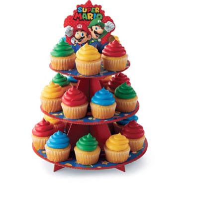 Wilton Super Mario Cupcake Stand 12in X 16 1 2in Party City