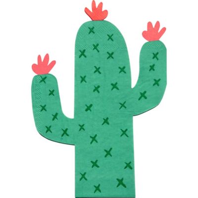 Shaped Cactus Napkins 20ct | Party City