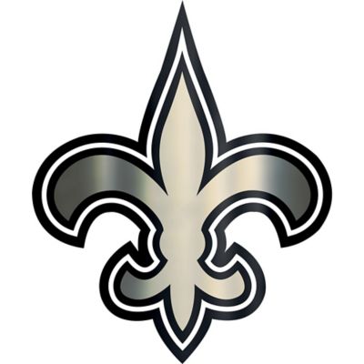 : NFL New Orleans Saints Laser Cut Metal Sign,Black