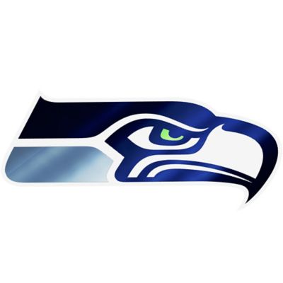 Metallic Seattle Seahawks Sticker 5 1/2in x 7 3/4in ...