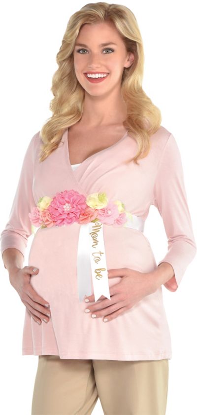 Baby shower waist store sash