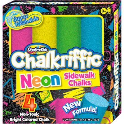 Sidewalk Chalk Party Favors Assorted 4ct