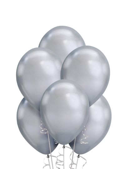 Silver Chrome Balloons 25ct | Party City