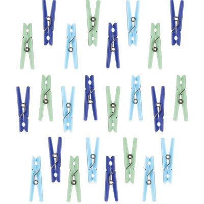 **HOT SALE**1 INCH MINI PLASTIC CLOTHESPINS PINK OR BLUE GREAT FOR BABY SHOWERS