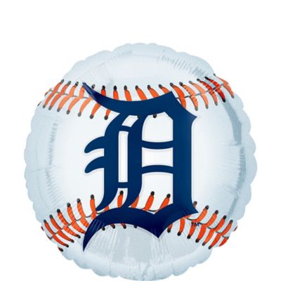 Anagram 44355 24 in.Detroit Tigers Jersey Foil Flat Balloon