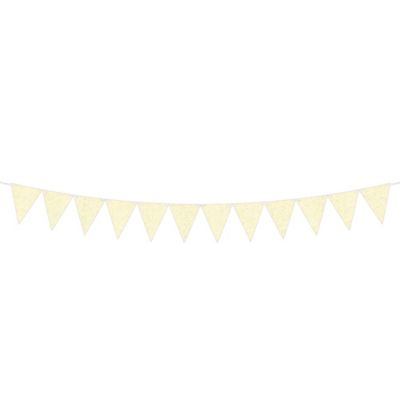 40 Ft White Triangle Pennant Banner With Pearlescent And Shimmer Paper  Company Flags For Party Decorations From Cat11cat, $13.93