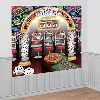 Casino Backdrop Personalized, Casino Theme Party Decorations, Casino Party  Decor, Vegas Poker Themed Backdrop 