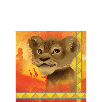 The Lion King Beverage Napkins 16ct Party City