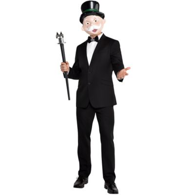 Adult Mr Monopoly Costume Accessory Kit Party City