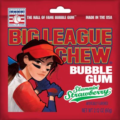 Big League Chew Slammin' Strawberry (2.12 oz.)