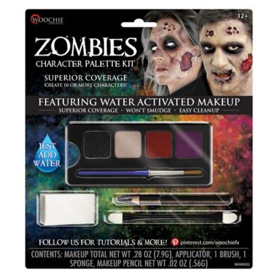 Complete Zombies Character Makeup Palette Kit 5pc Party City   852008