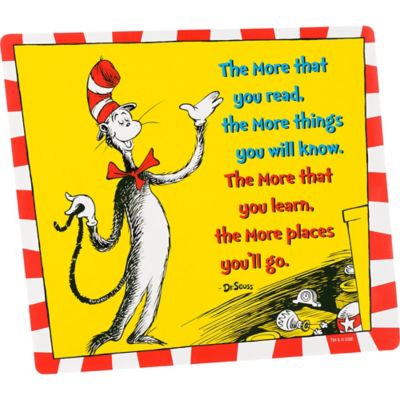 Cat in the Hat Reading Cutouts 12ct - Dr. Seuss | Party City