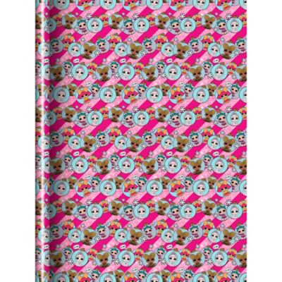 lol doll wrapping paper roll