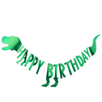 Download Roar Dinosaur Letter Banner 6 1/2ft x 10 1/2in | Party City