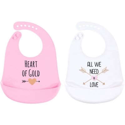 hudson baby silicone bibs