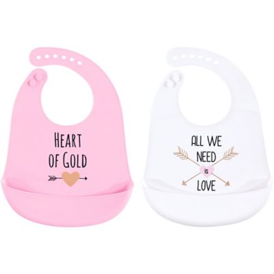 silicone bib with pocket