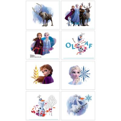 Disney Frozen Elsa Anna and Olaf 50 Count Tattoos 