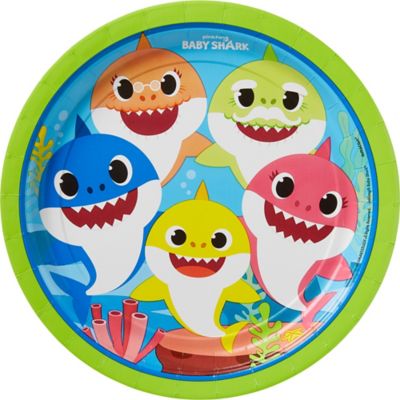 Baby Shark Lunch Plates 8ct Party City