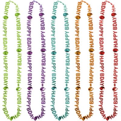 Happy Birthday Party Beads Necklaces