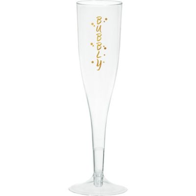 5oz. Plastic Champagne Flutes by Celebrate It™, 16ct.