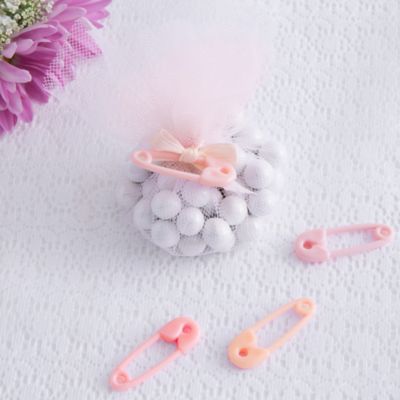 Pink Multicolor Safety Pin Favors - Party Time, Inc.