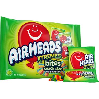 Airheads Xtremes Bites Snack Size Bags, 12ct - Rainbow Berry