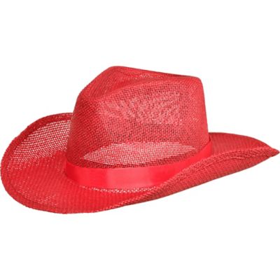 Cowboy cheap hat red