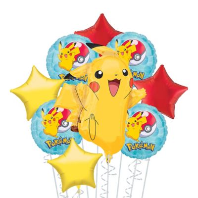 Balloons Bouquet Pikachu #pokemon . . . #fiorespartyballoons #birthday  #fortmyers #balloonlover #decorations #balloondecor #globos…